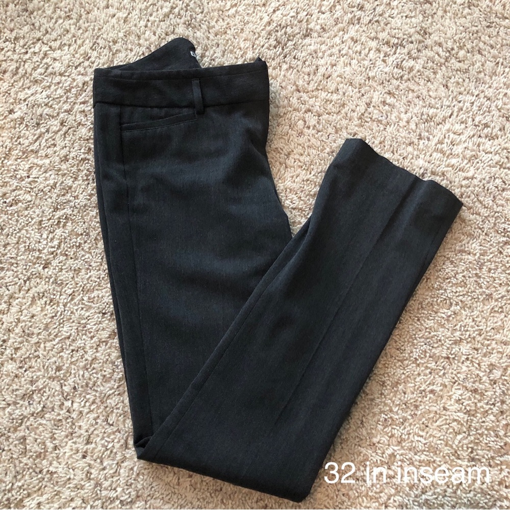Express Charcoal Gray Columnist Size 2 Pants - image 1